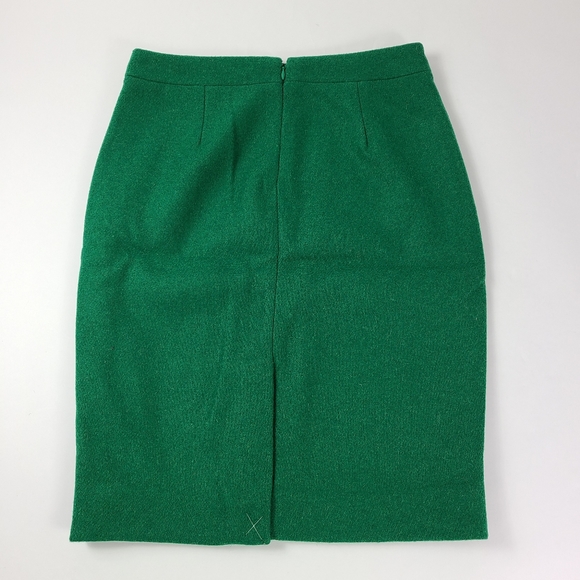 J. Crew Green Pencil Skirt - Picture 3 of 5